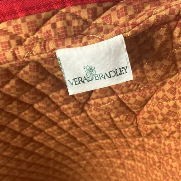 Vera Bradley garment bag EUC Red Leaf retired pattern 1997 - Picture 7 of 9